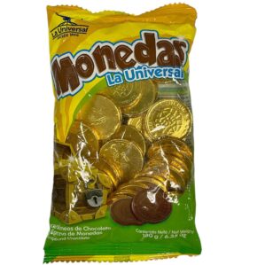 Monedas de chocolate